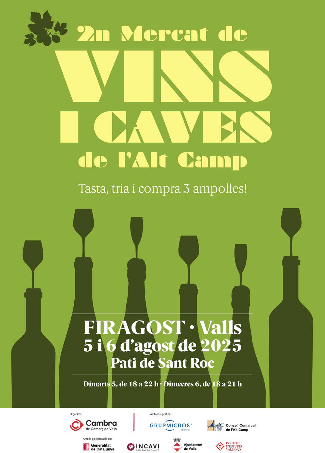 Segona edició del Mercat de Vins i Caves a Valls