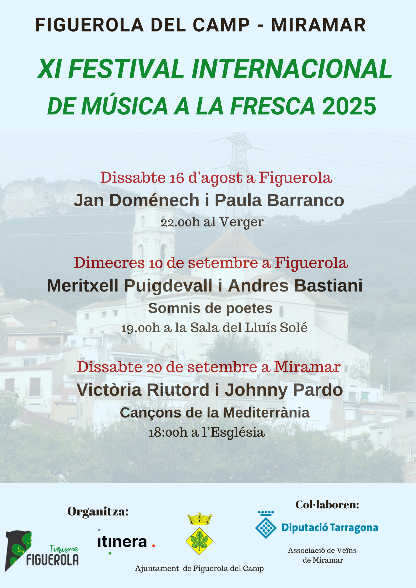 Festival Internacional de Música a la Fresca a Figuerola del Camp