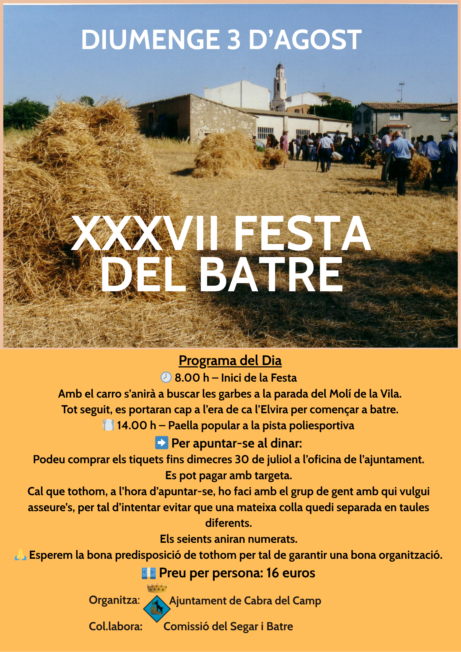 Festa del Batre de Cabra del Camp