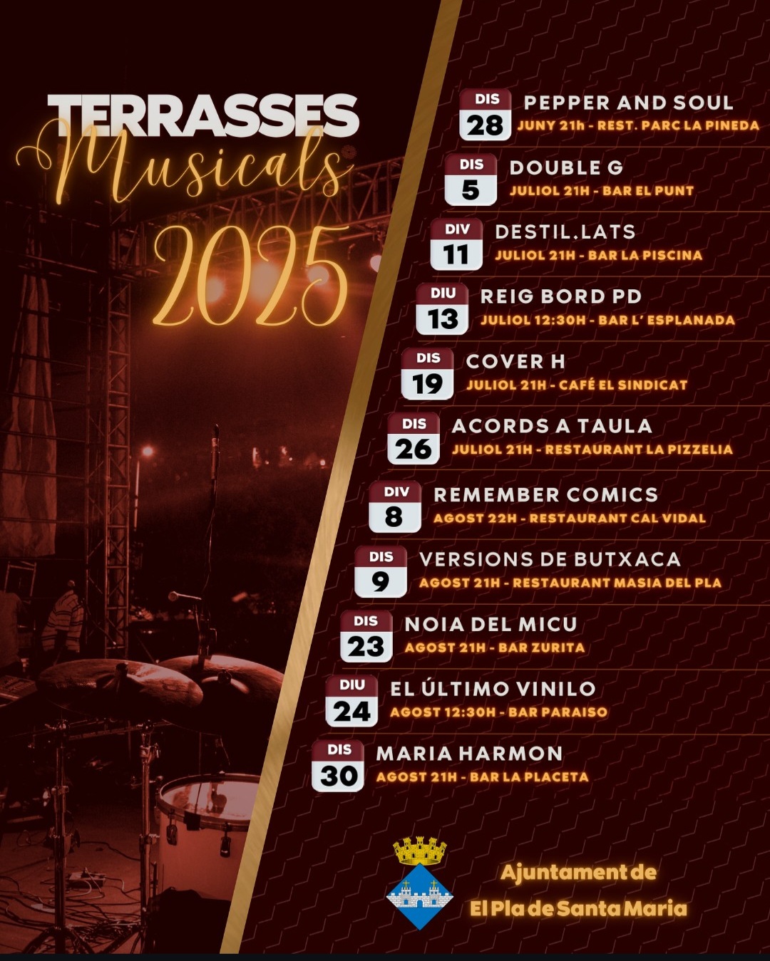 Terrasses Musicals al Pla de Santa Maria
