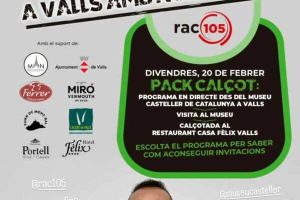 Matina Codina de RAC105 al Museu Casteller  de Valls
