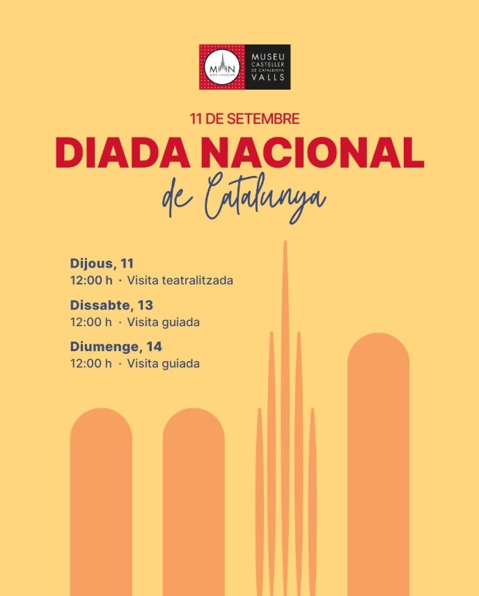 Celebració de la Diada Nacional de Catalunya al Museu Casteller de Valls