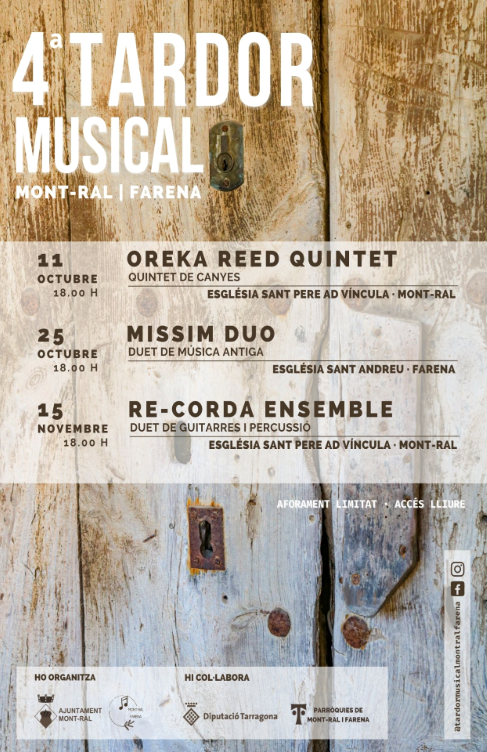 Arriba la Tardor Musical a Mont-ral—Farena