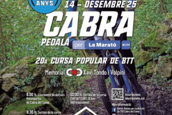 20 anys de la Cursa Popular BTT Cabra del Camp