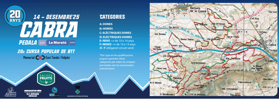 20 anys de la Cursa Popular BTT Cabra del Camp
