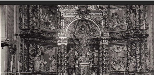 Vídeo-mapping del retaule original de l’església Nova Alcover