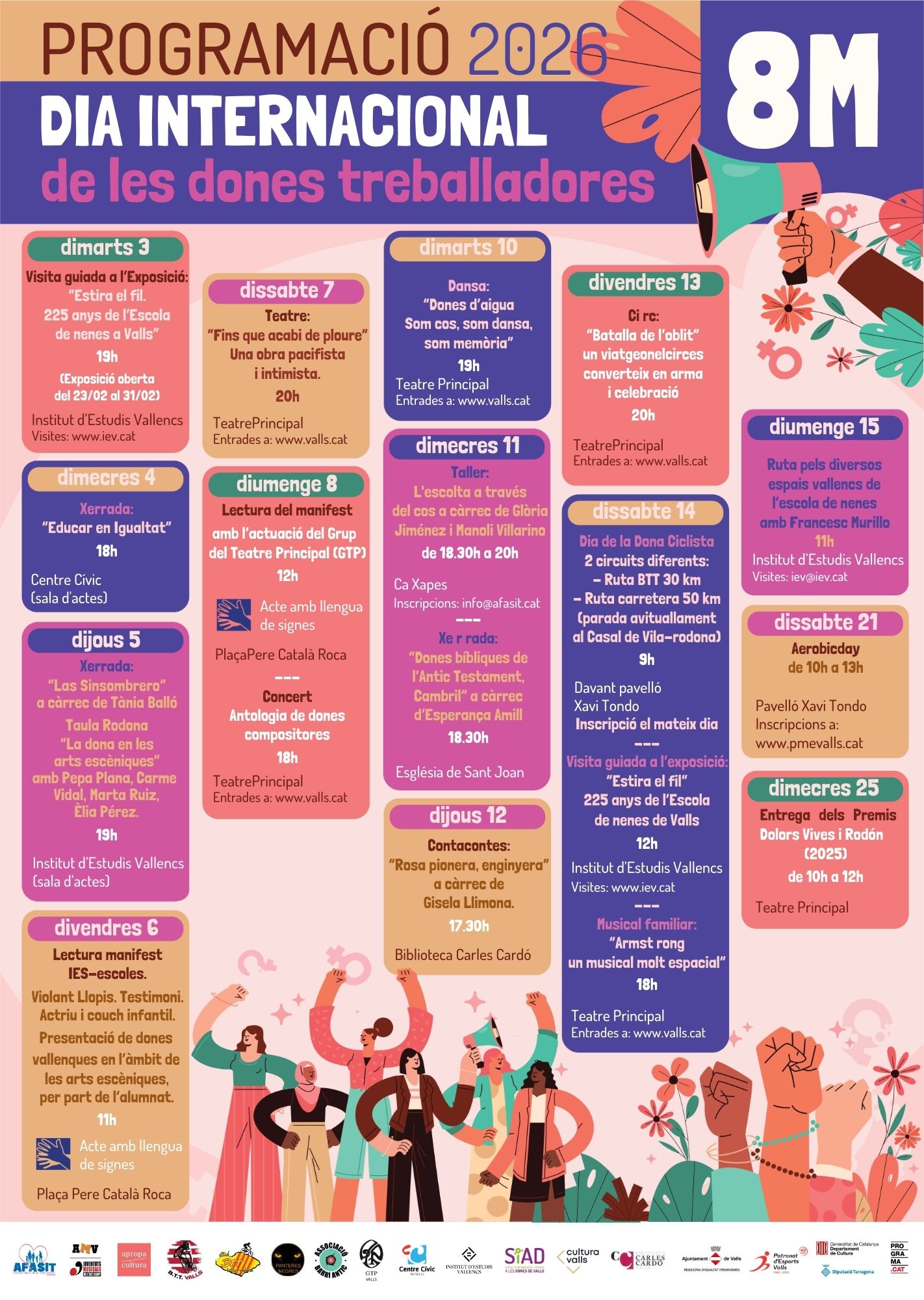 Dia Internacional de les Dones Treballadores a Valls