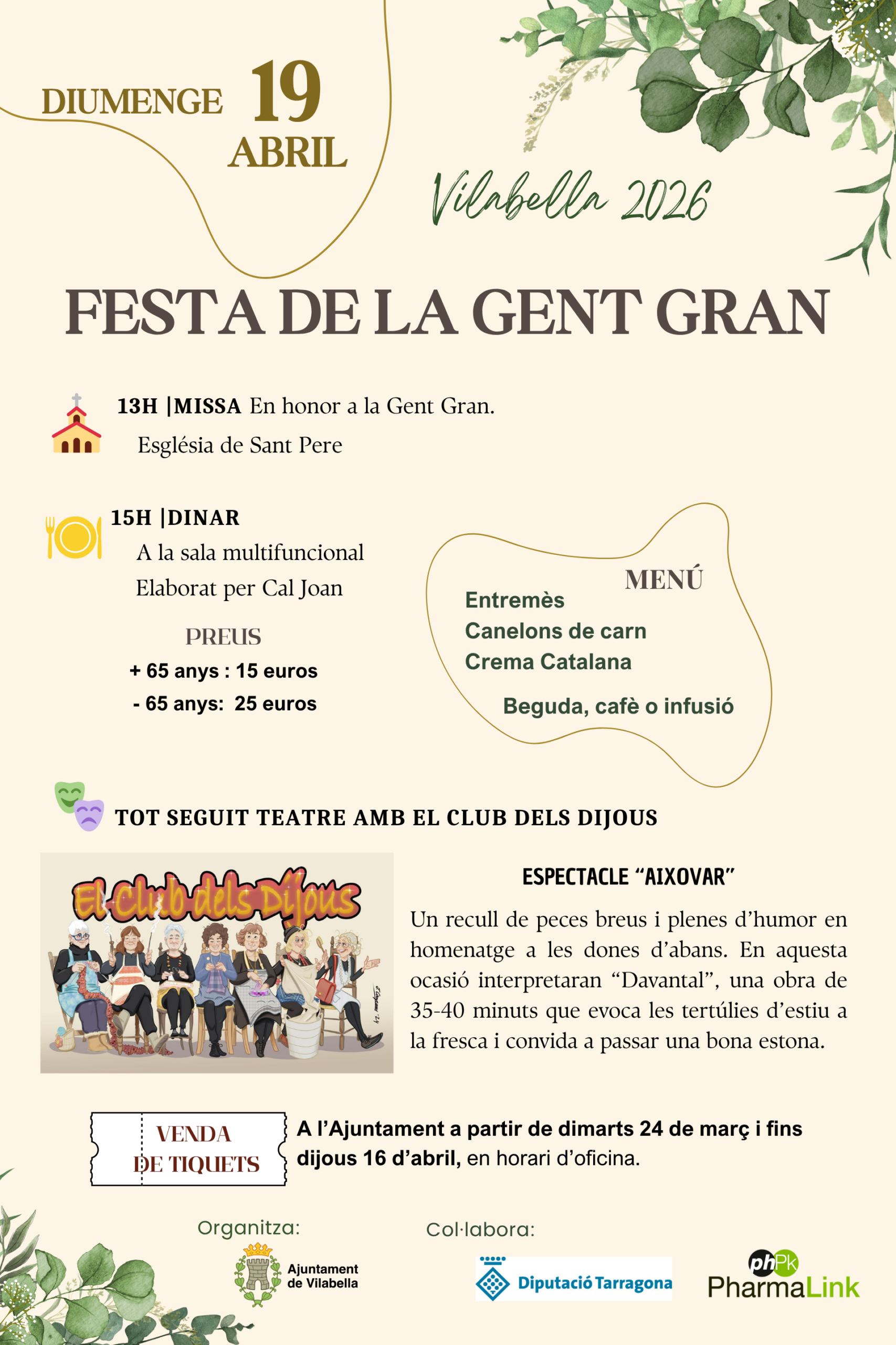 Festa de la Gent Gran a Vilabella