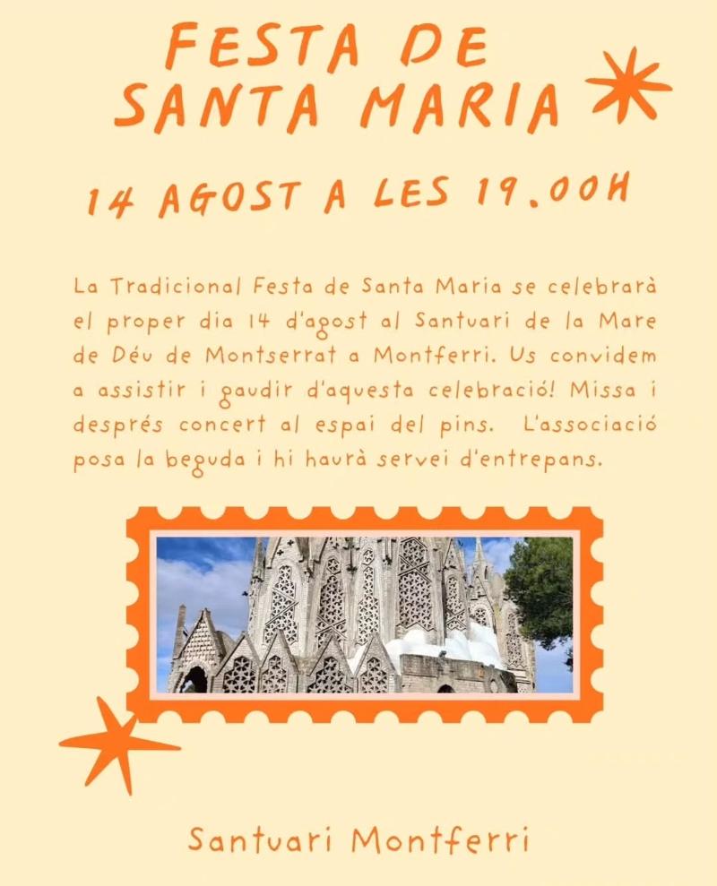 Festa de Santa Maria al Santuari de Montferri