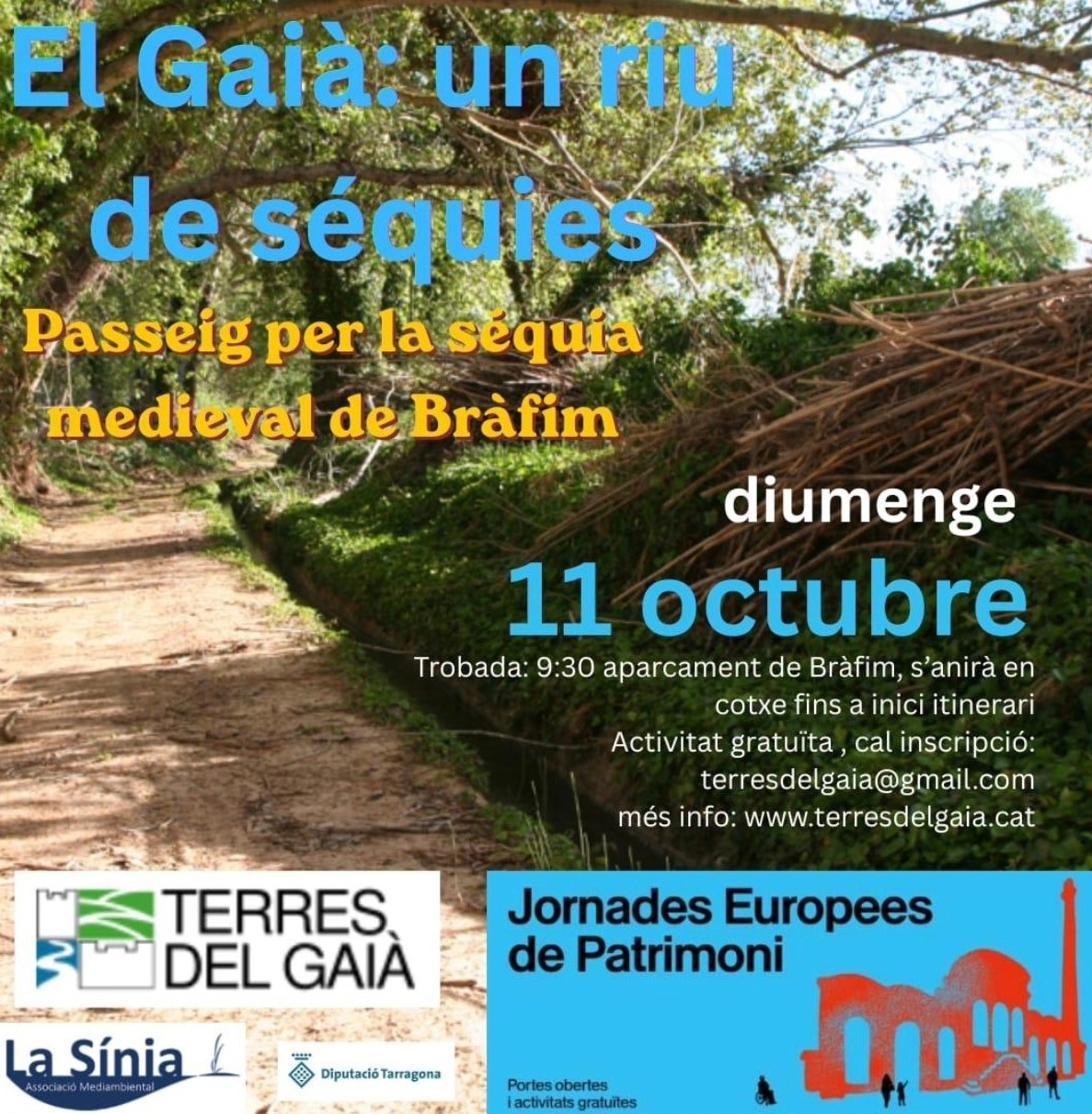 Visita guiada a la séquia medieval de Bràfim