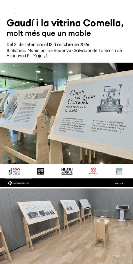 Exposició : Gaudí i la vitrina Comella, molt més que un moble
