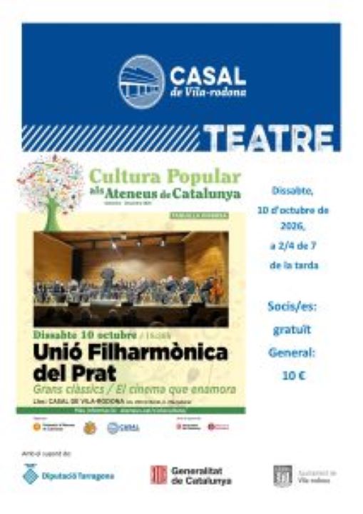 Concert de la Unió Filharmònica del Prat al Casal de Vila-rodona